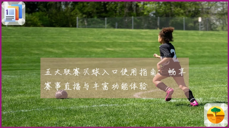 五大联赛买球入口使用指南：畅享赛事直播与丰富功能体验