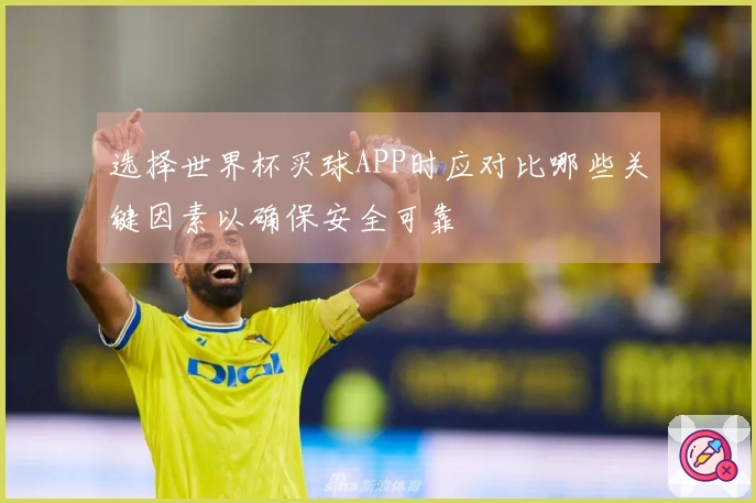 选择世界杯买球APP时应对比哪些关键因素以确保安全可靠